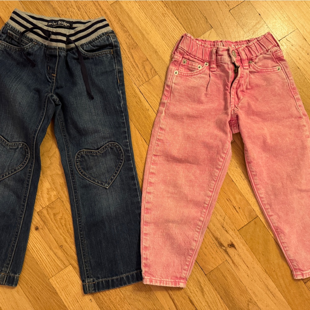 Bundle !!! Mini Boden and gap Pink barrel leg size 5T